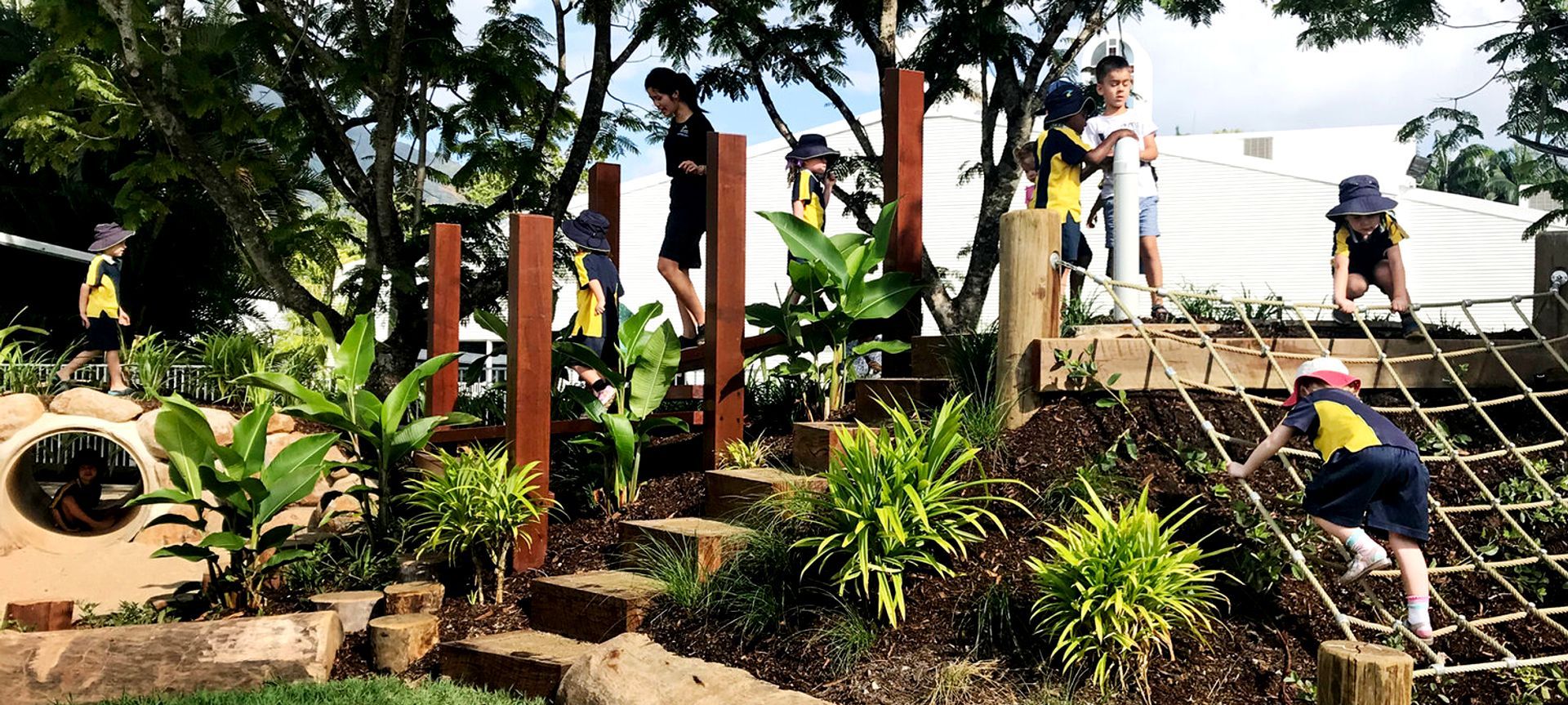 Freshwater Christian College  Learning Outdoor Nature Play banner