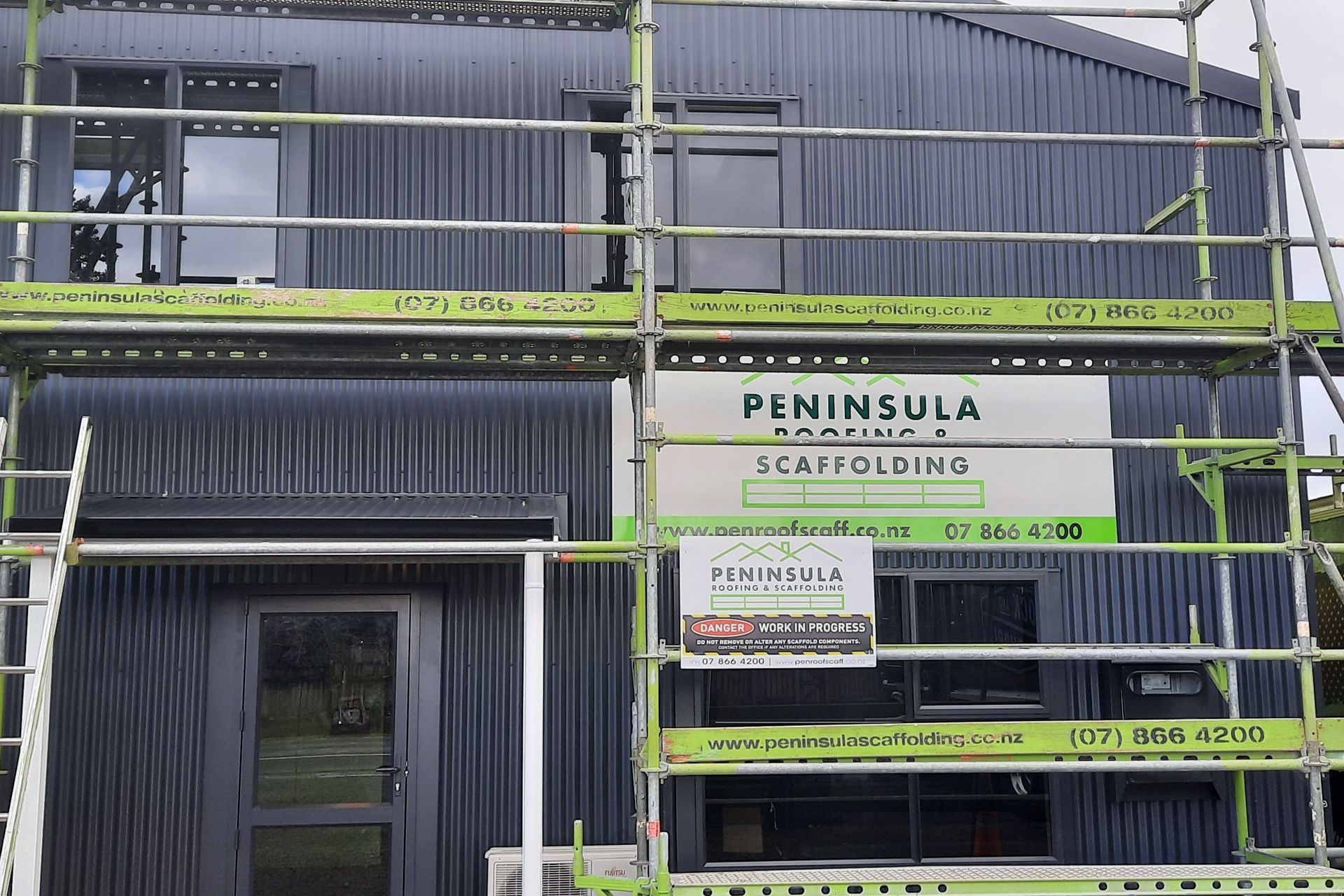 Any scaffolding alterations need to be made by a licensed installer