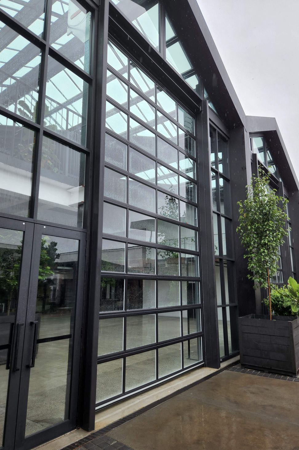 Full Vision Glazed panels - Safety glass infills