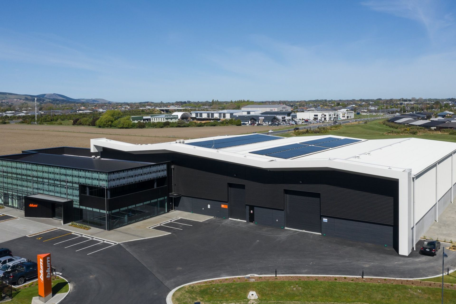 Solar PV System Plays Important Role in Blum’s New Christchurch Showroom