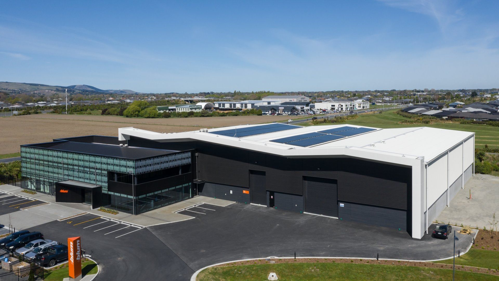 Solar PV System Plays Important Role in Blum’s New Christchurch Showroom banner