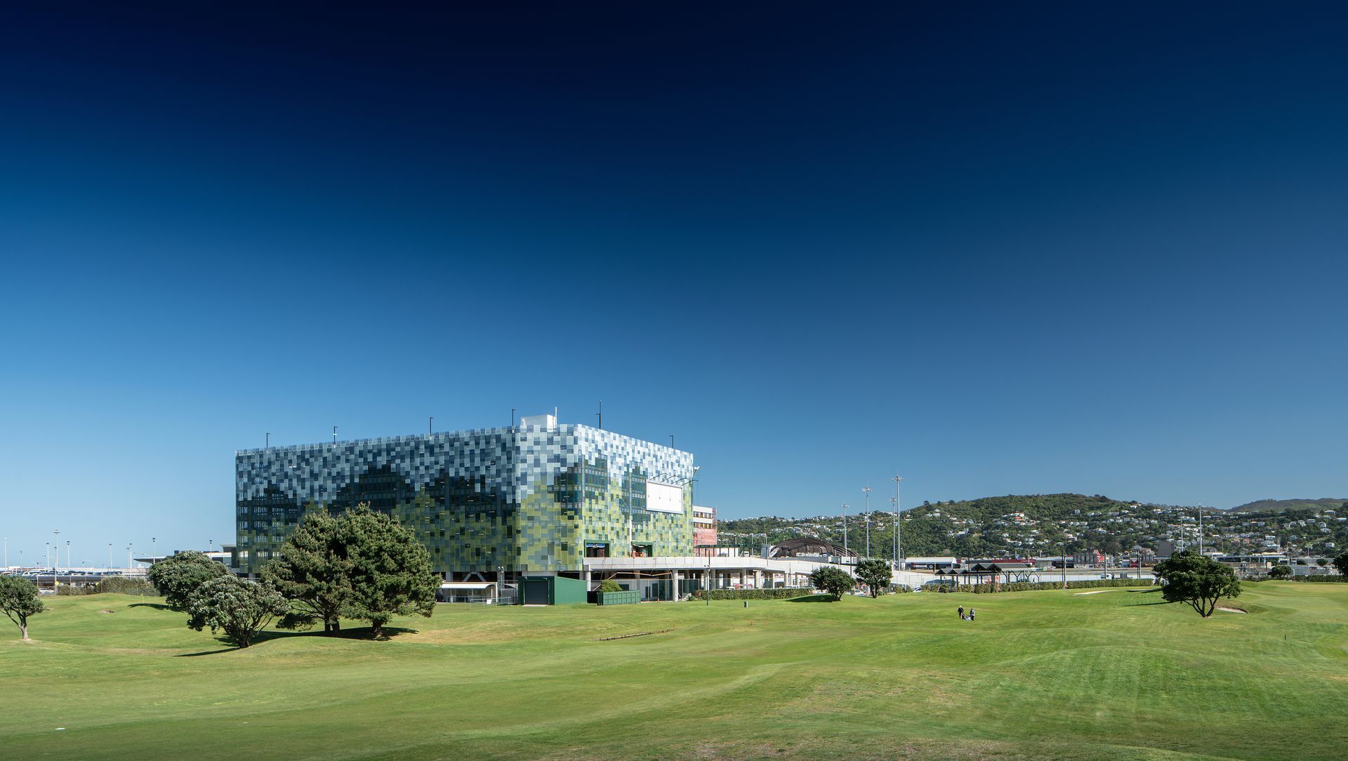 Wellington International Airport Carpark banner