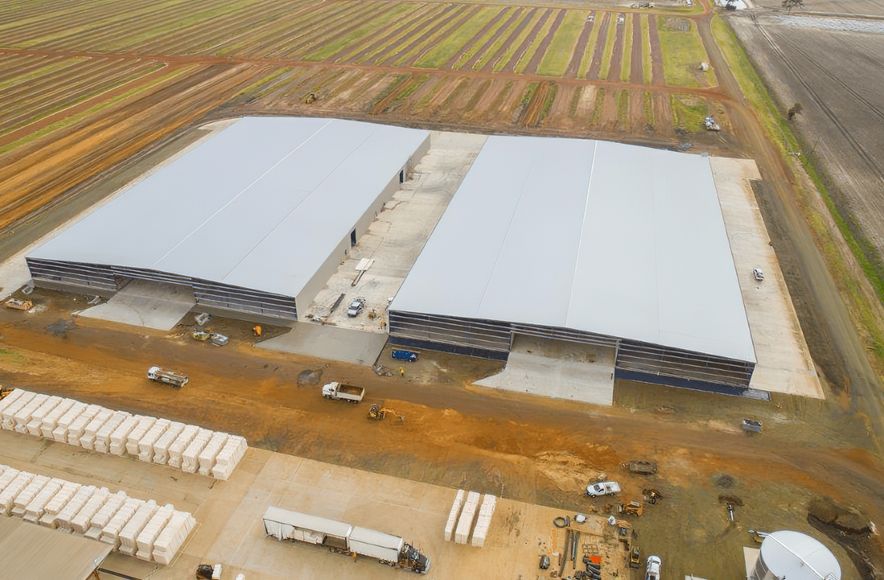 Queensland Cotton Dalby Gin Storage Sheds