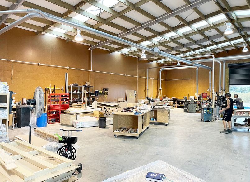 Versatility of Triboard Showcased in Multi-Use Carpentry Workshop