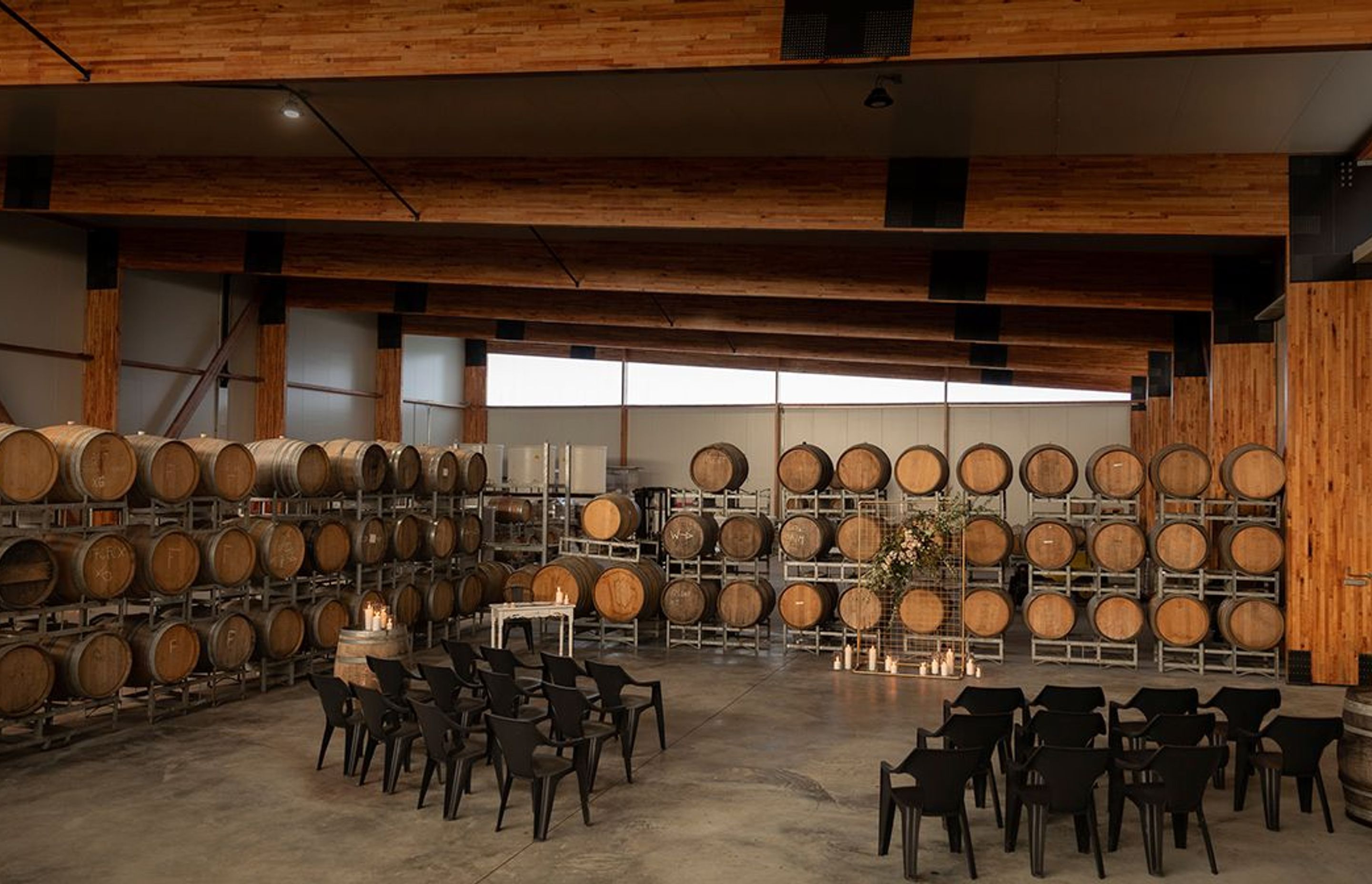 Linden Winery - Barrel Room