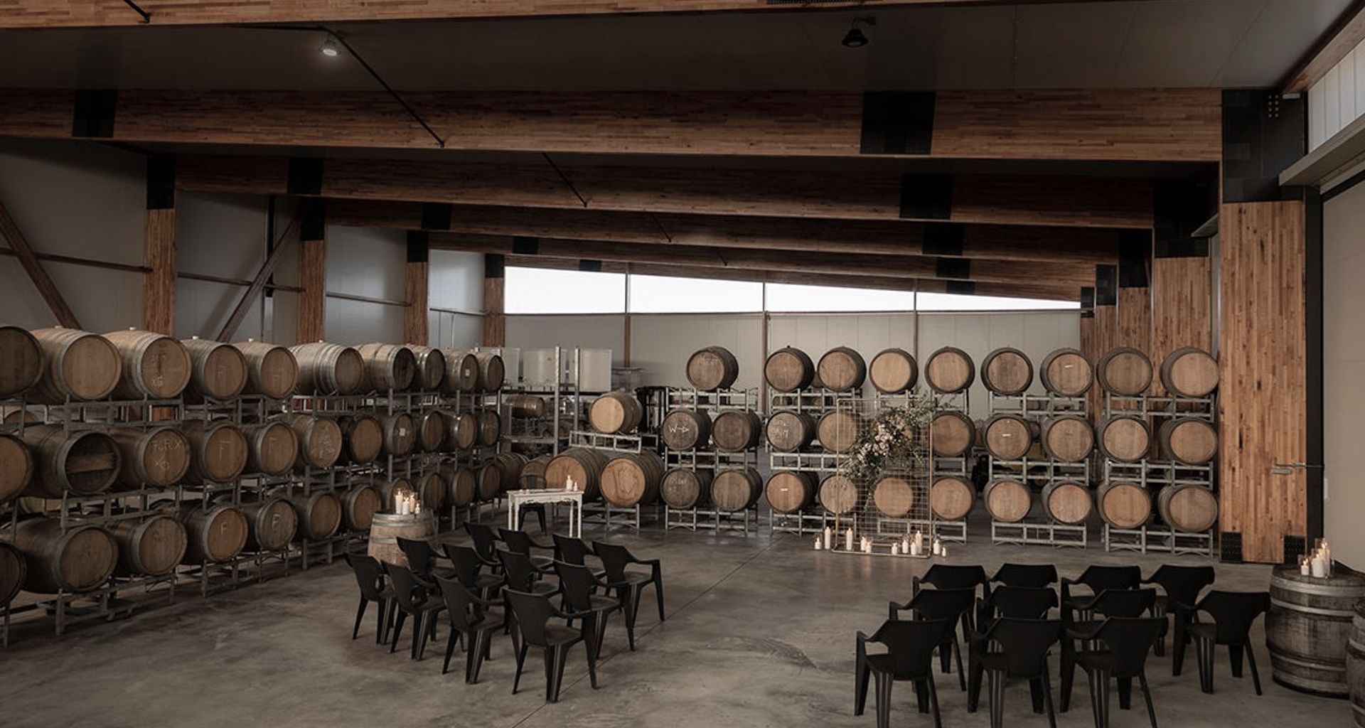 Linden Winery - Barrel Room banner