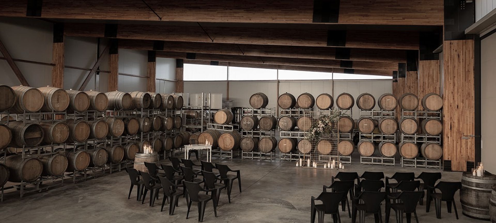 Linden Winery - Barrel Room banner