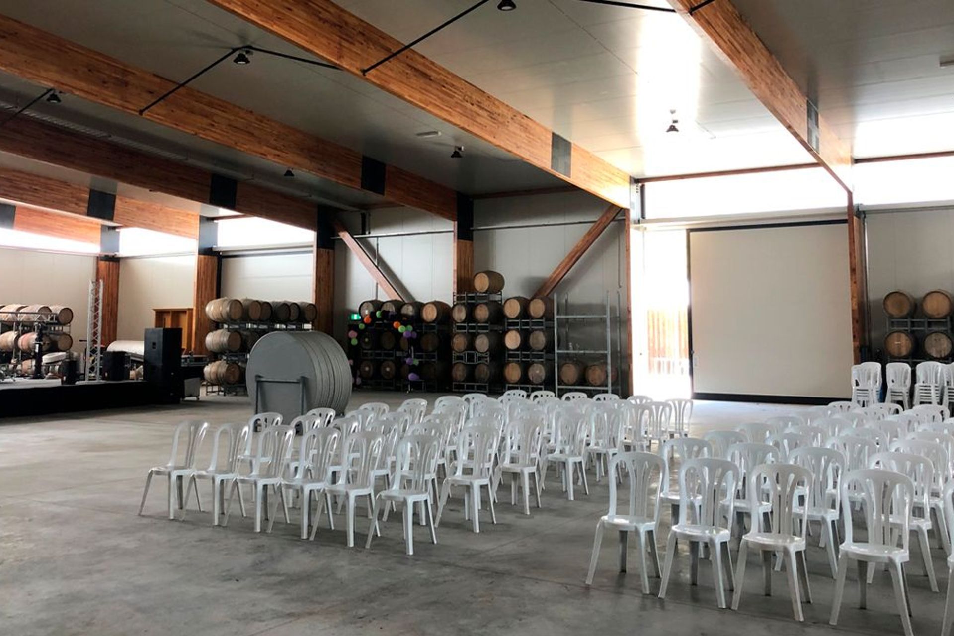 Linden Winery - Barrel Room