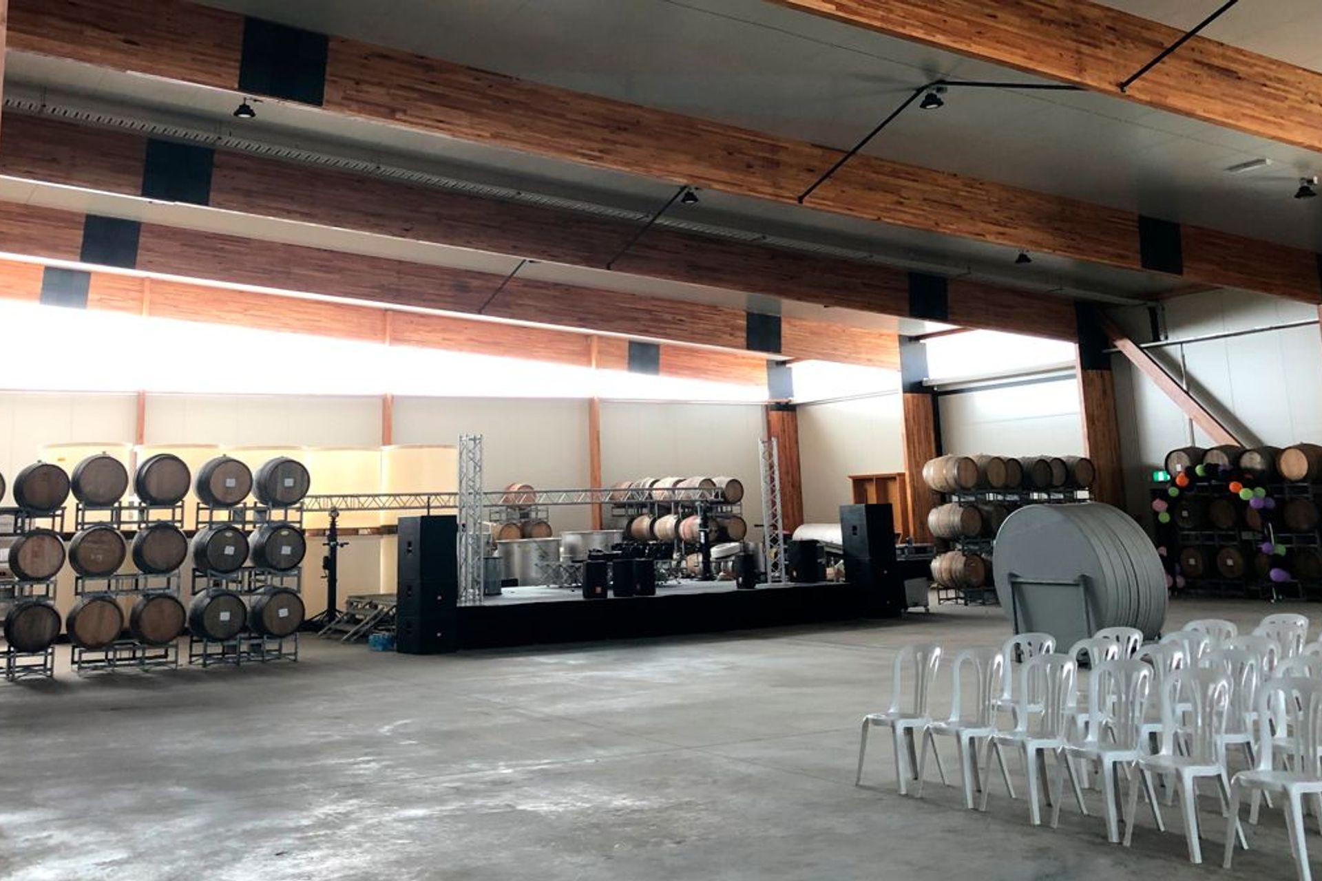 Linden Winery - Barrel Room