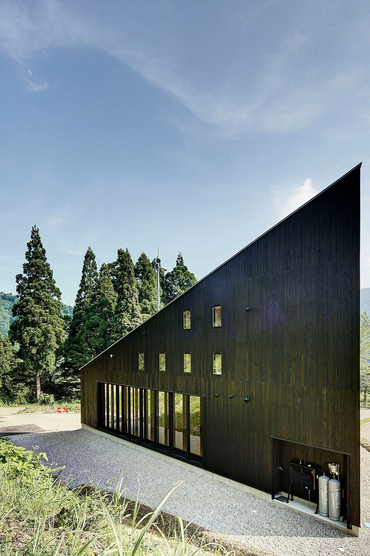 A precise form within the valley.