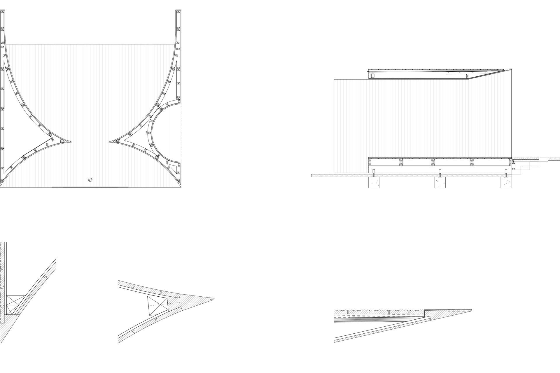 Plan, section and nosing details.