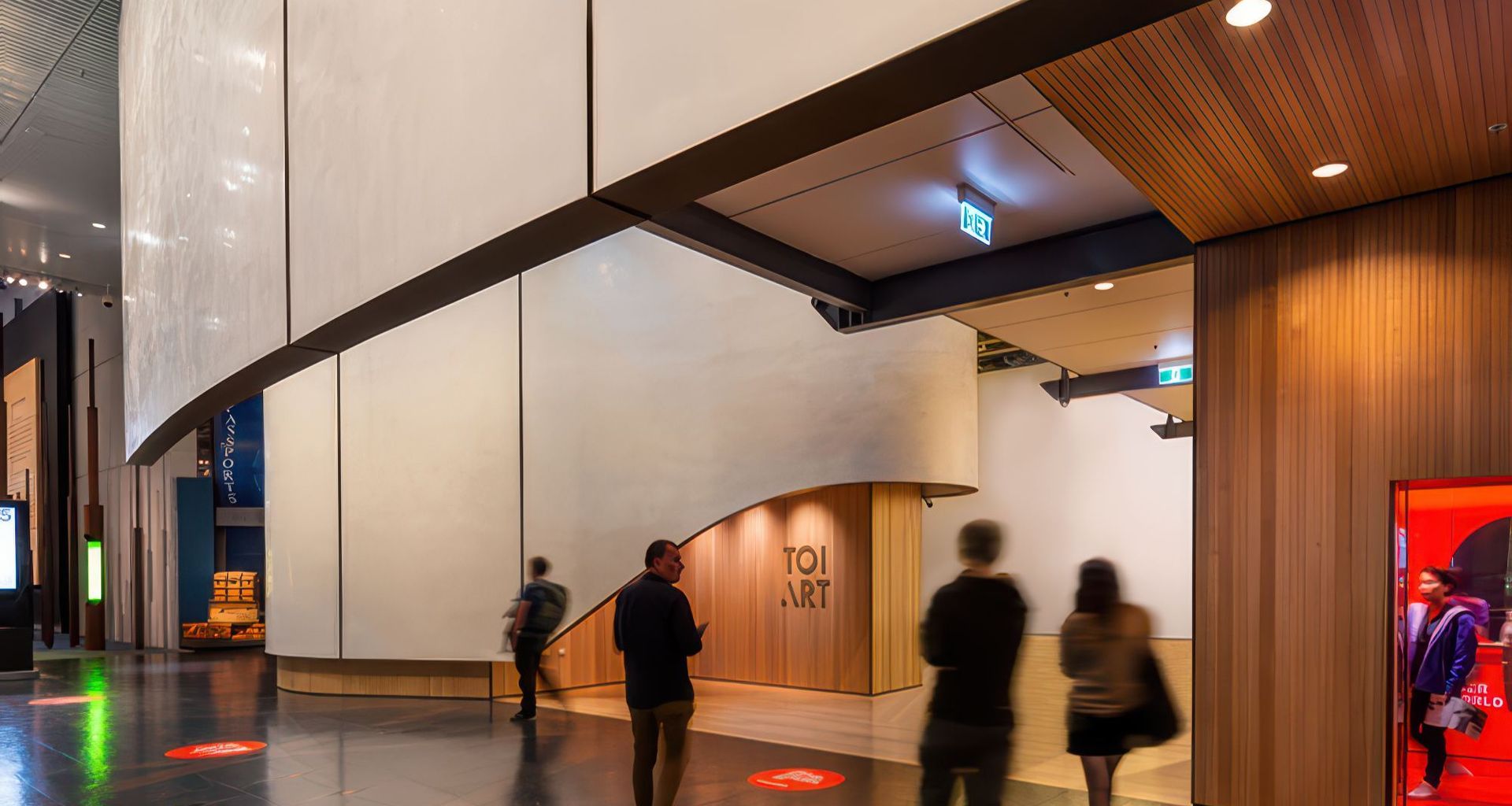 Te Papa’s Toi Art Gallery banner