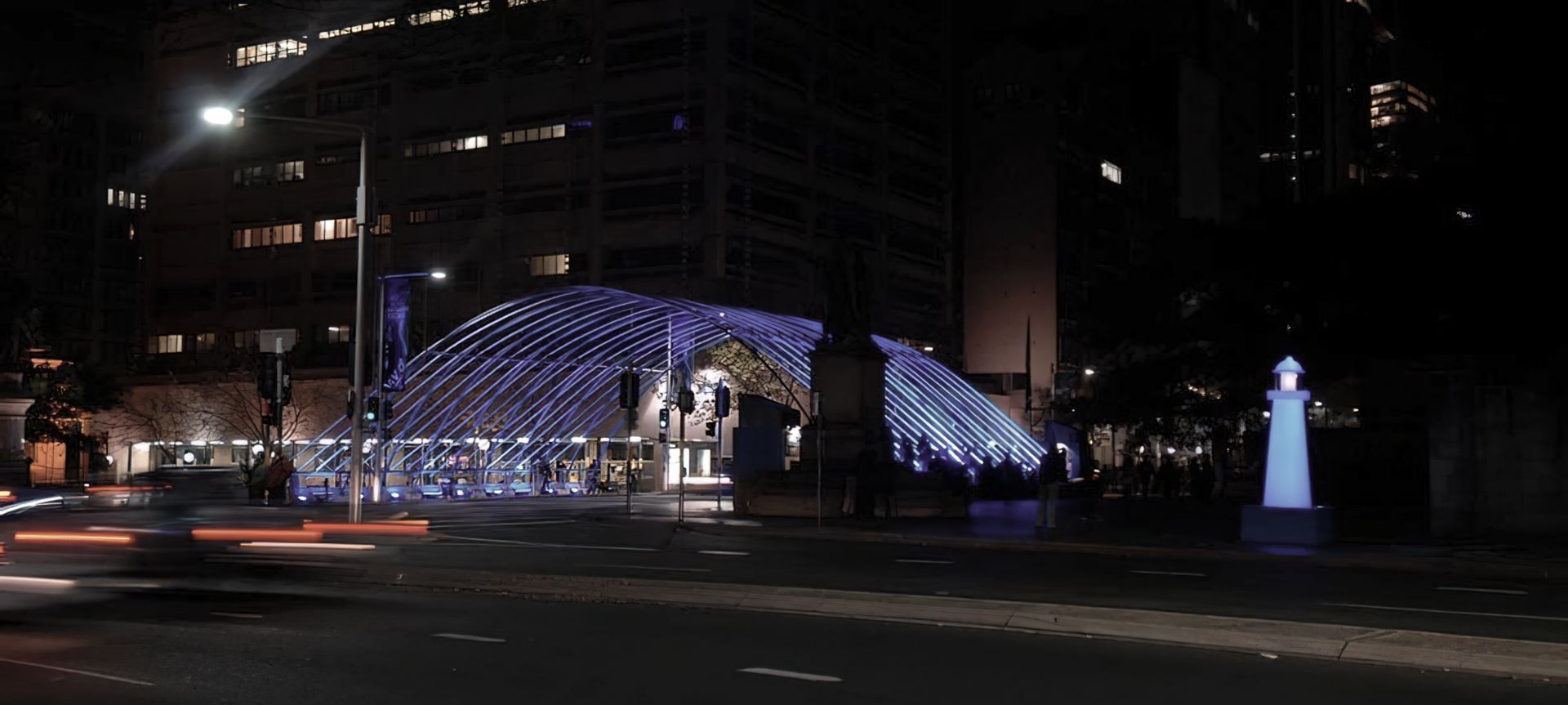 Macquarie Arch & Lighthouses by Vivid Sydney banner