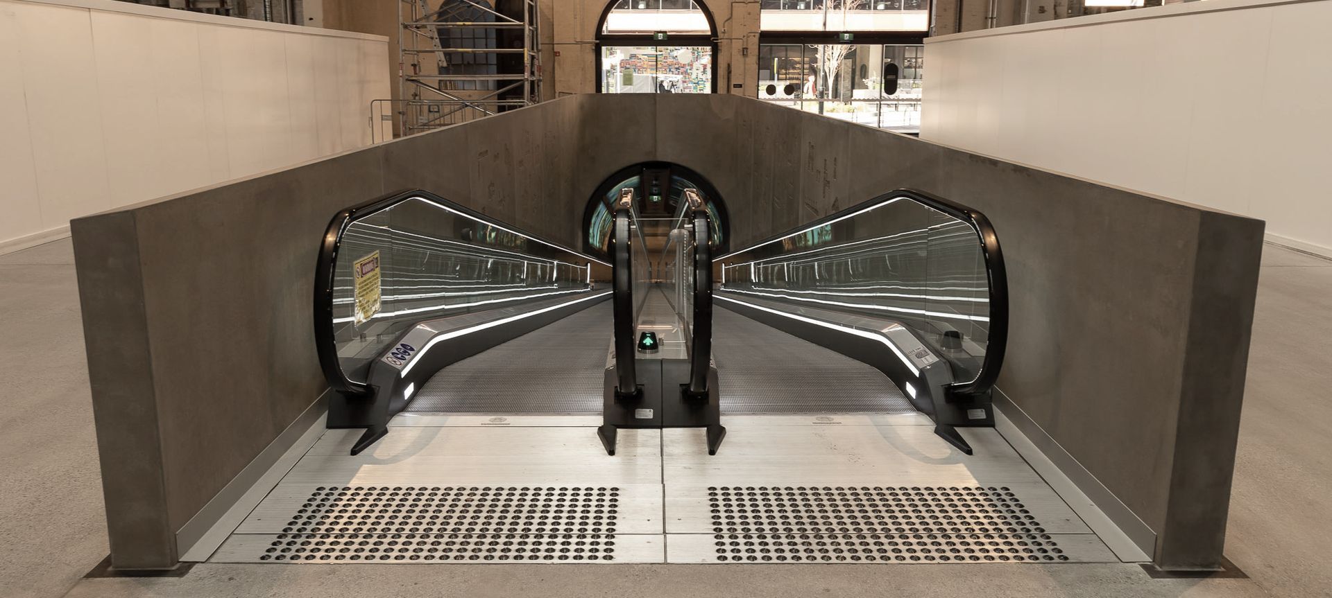 ATP Travellator Structure, Eveleigh banner