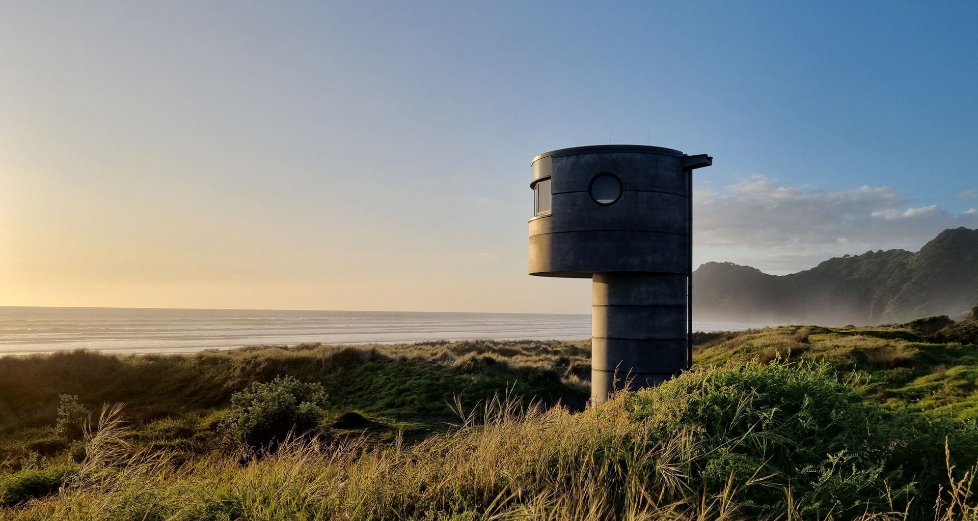 Piha Lifeguard Tower banner