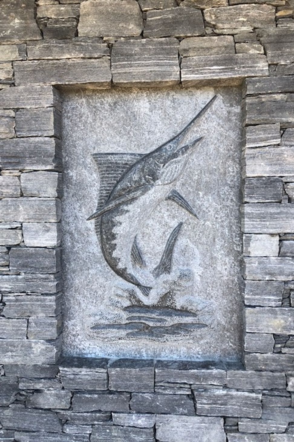 Carved and polished Marlin by Paul Gautron