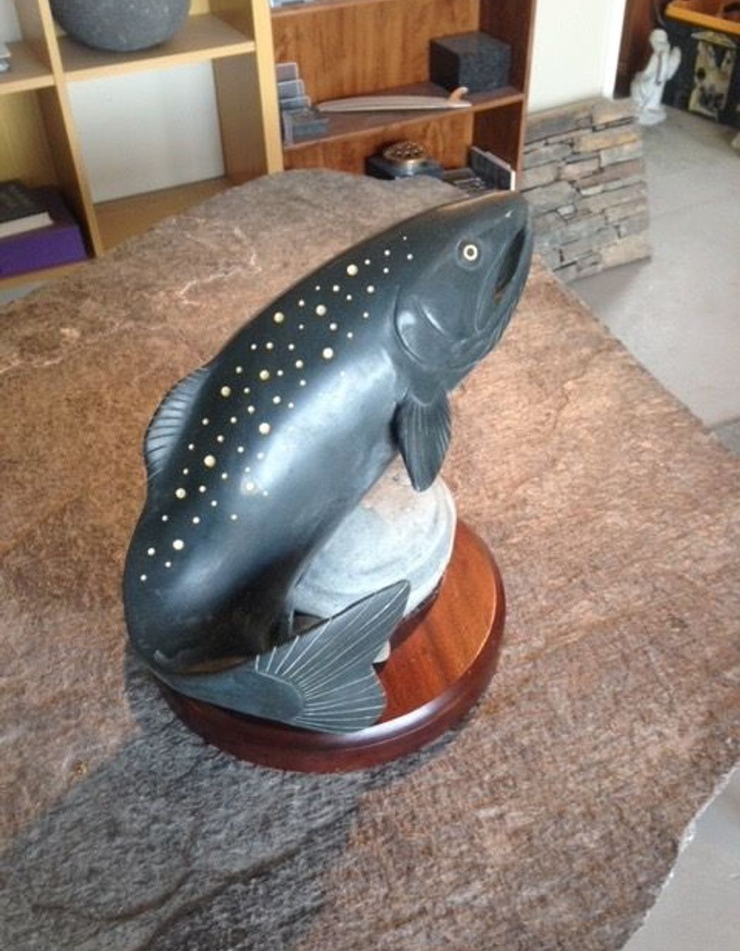Carved Trout by Paul Gautron