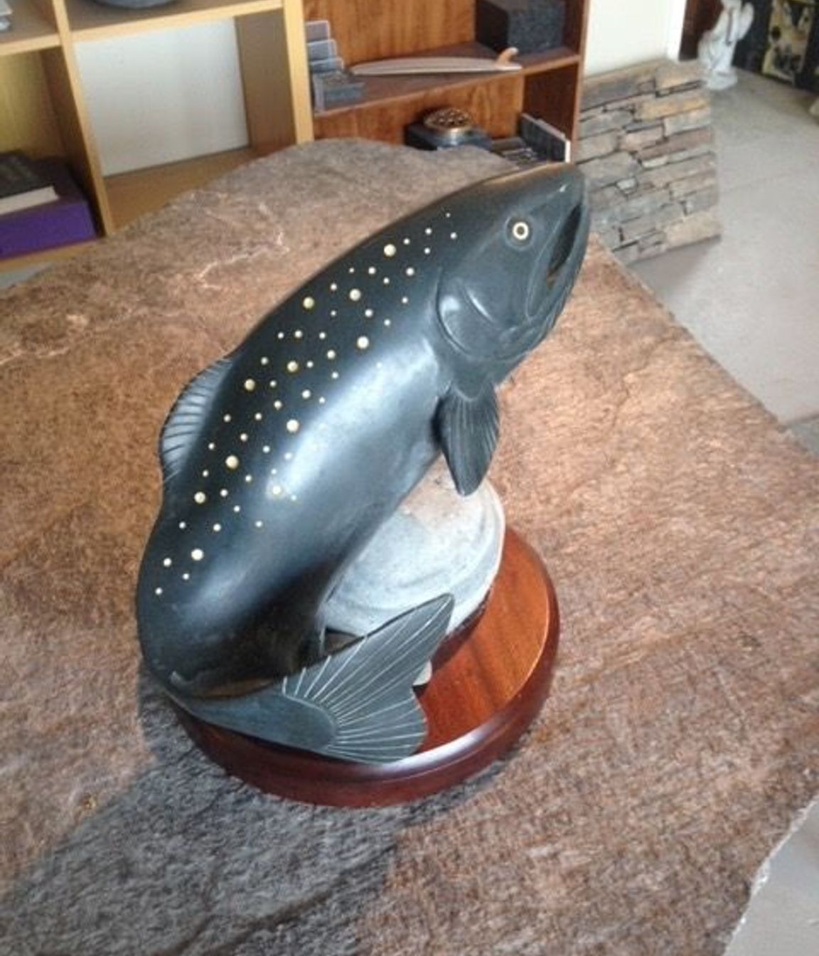 Carved Trout by Paul Gautron
