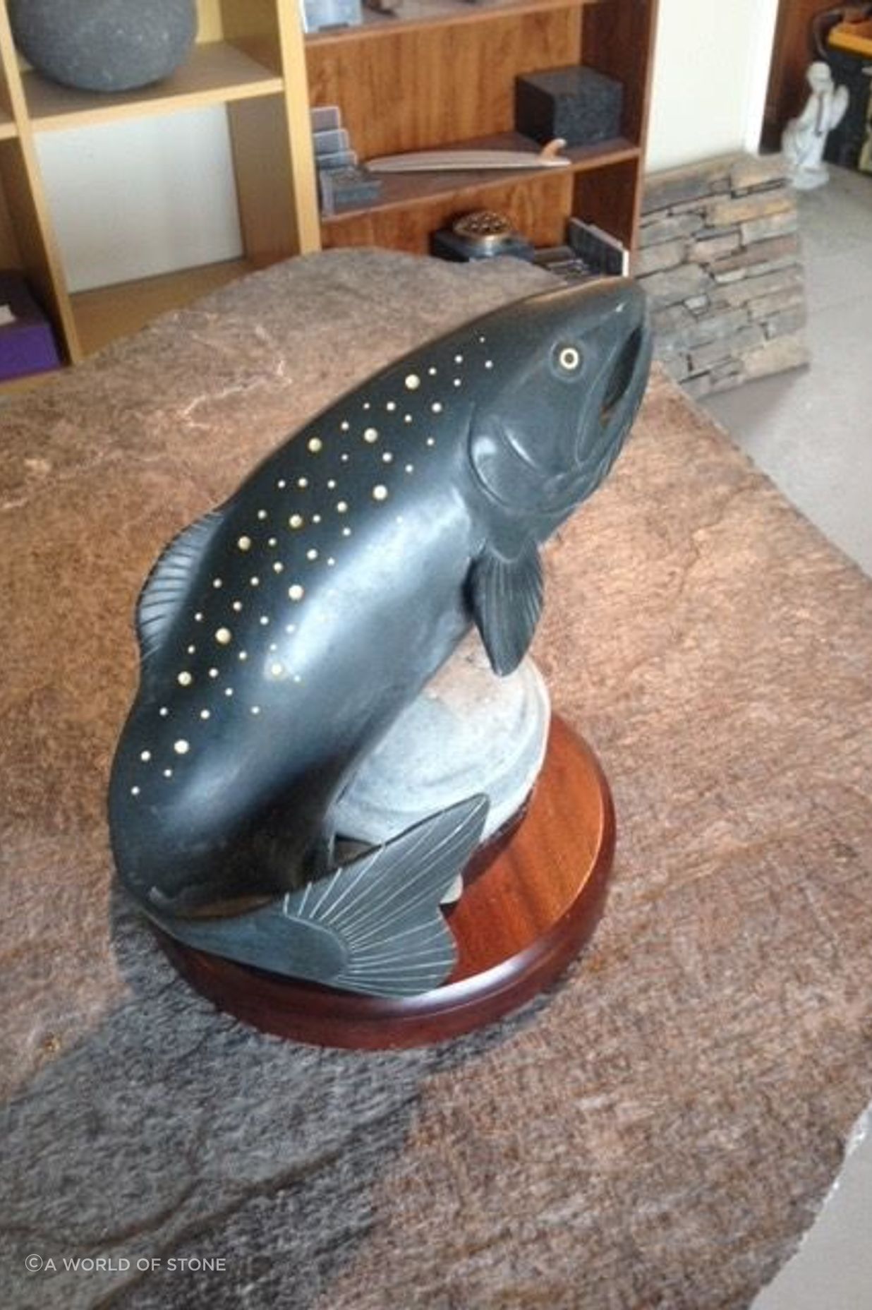 Carved Trout by Paul Gautron