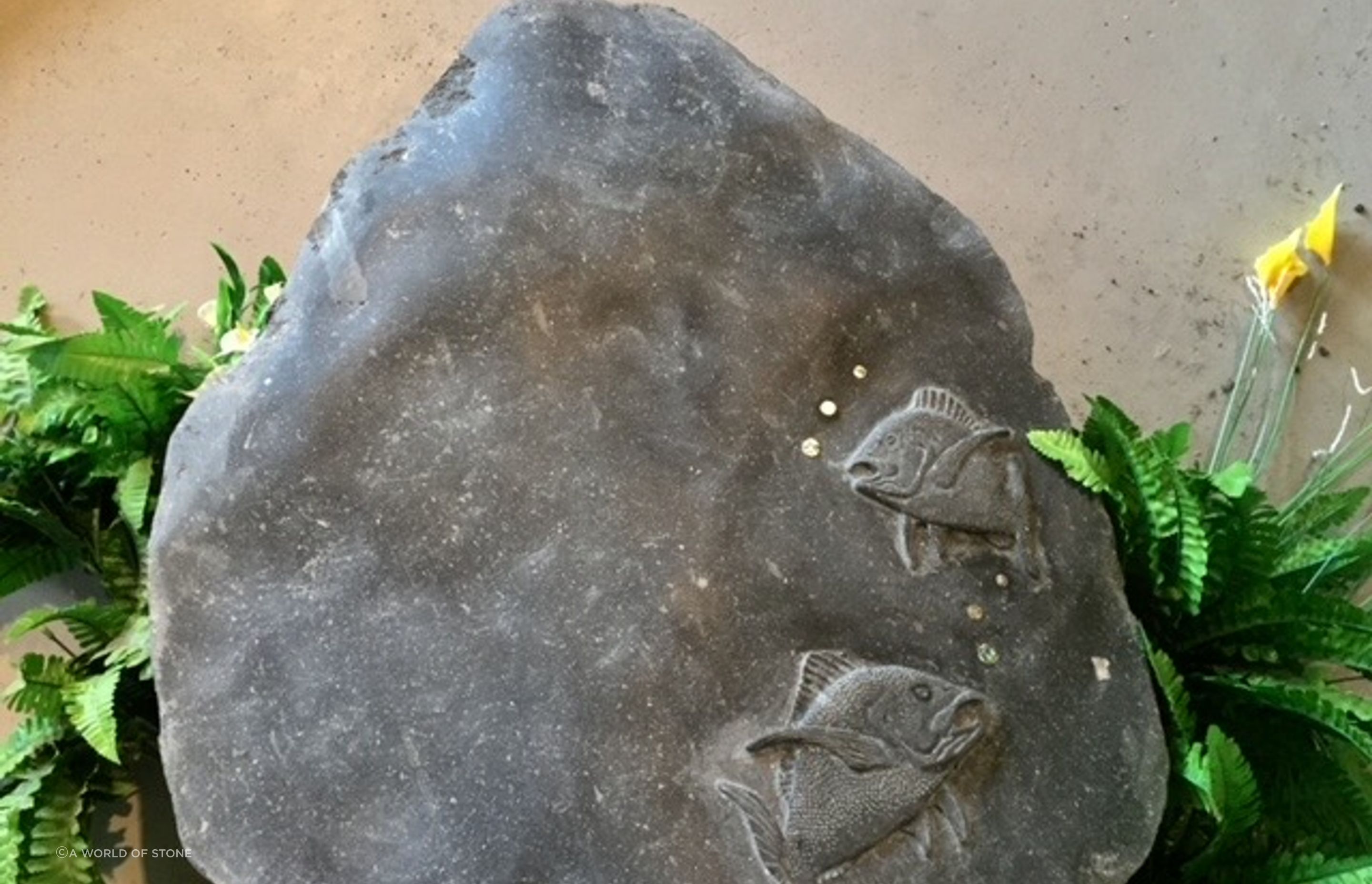 Carved snapper by Paul Gautron