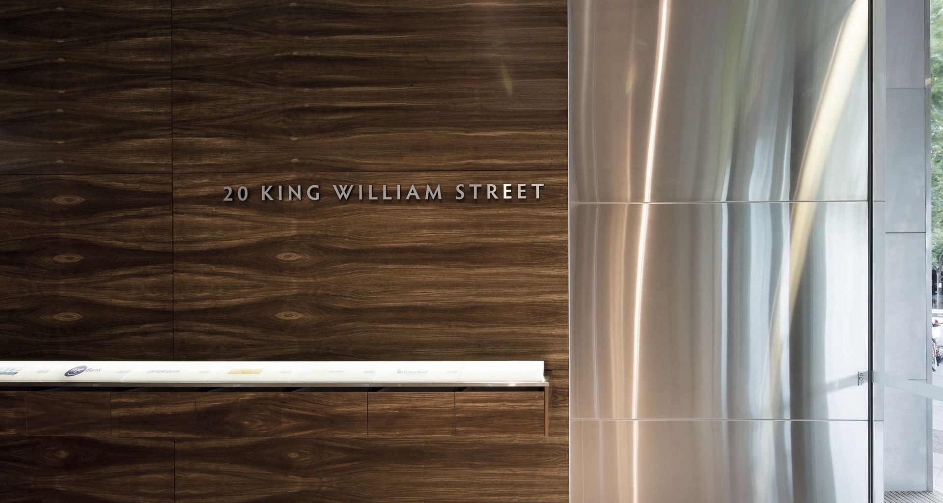 Lobby in King William Street banner