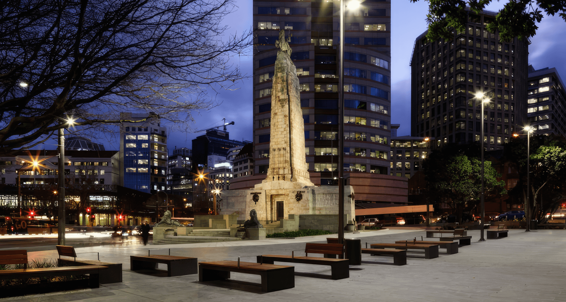 Cenotaph Precinct banner