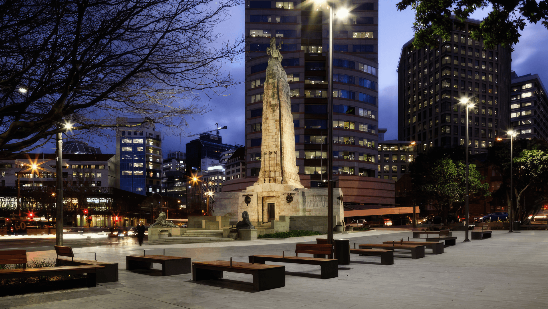 Cenotaph Precinct banner