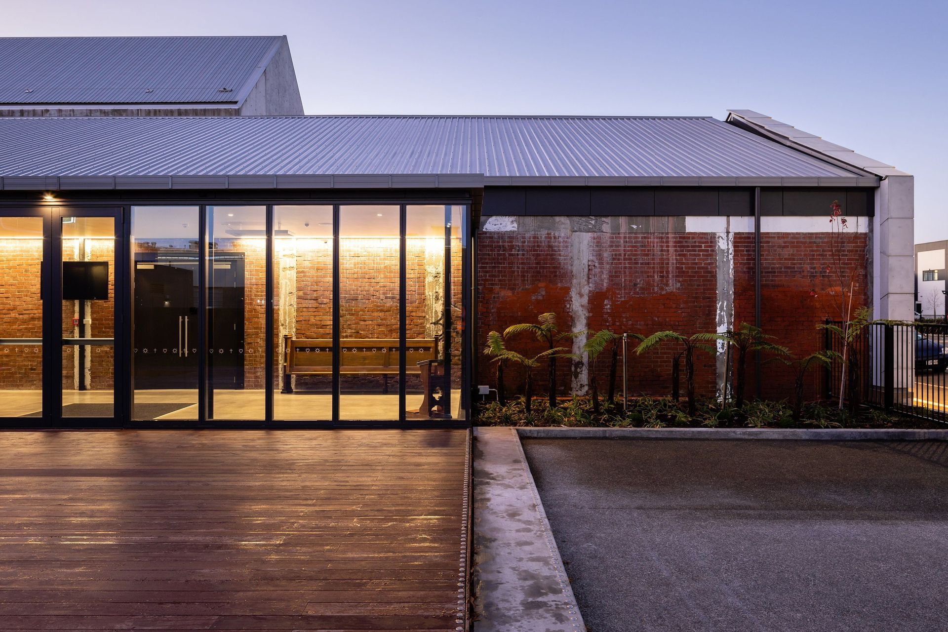 The brief given by Majestic Church to the architects was for as much as possible of the original structures to be retained with the buildings then linked via a series of internal and external elements.