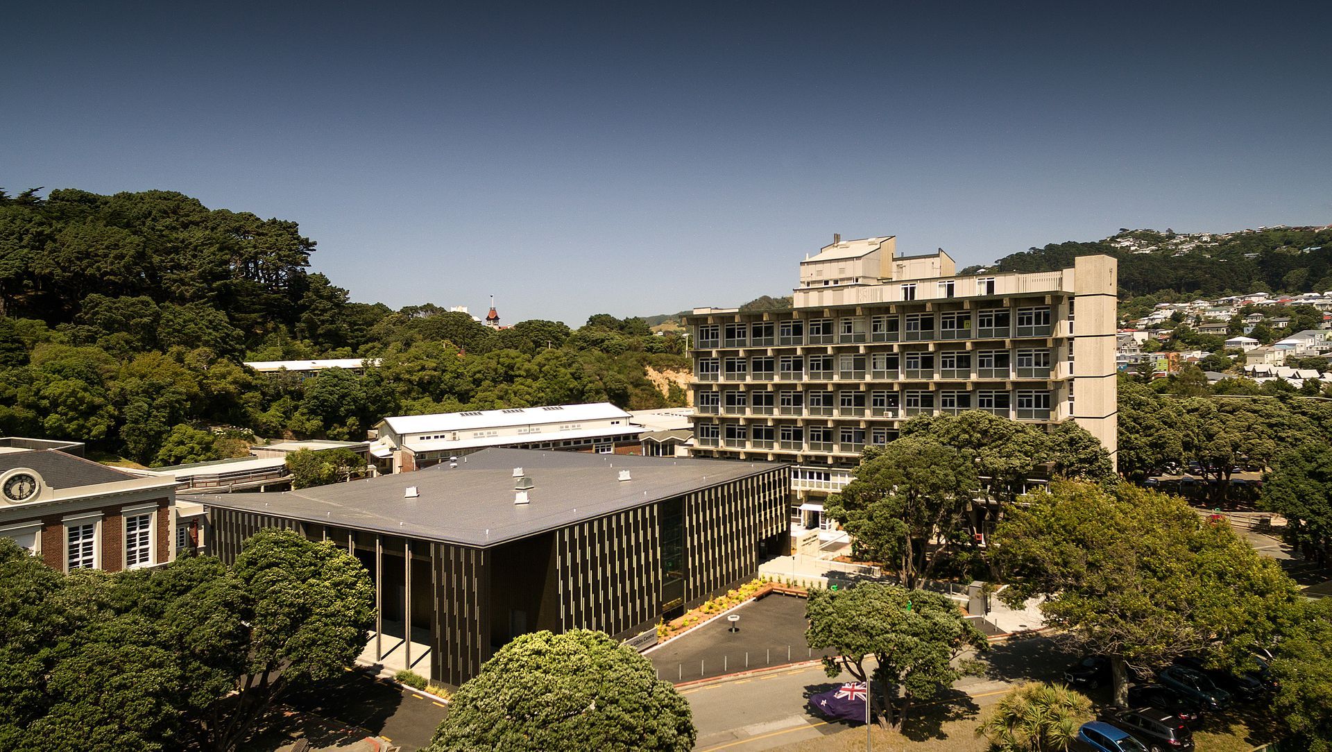 Wellington College Memorial Hall banner