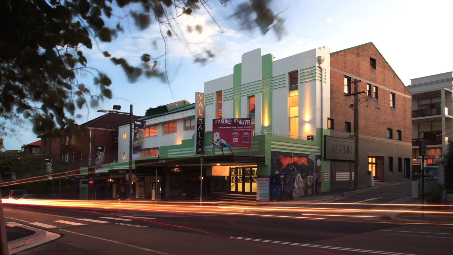Valhalla Theatre banner