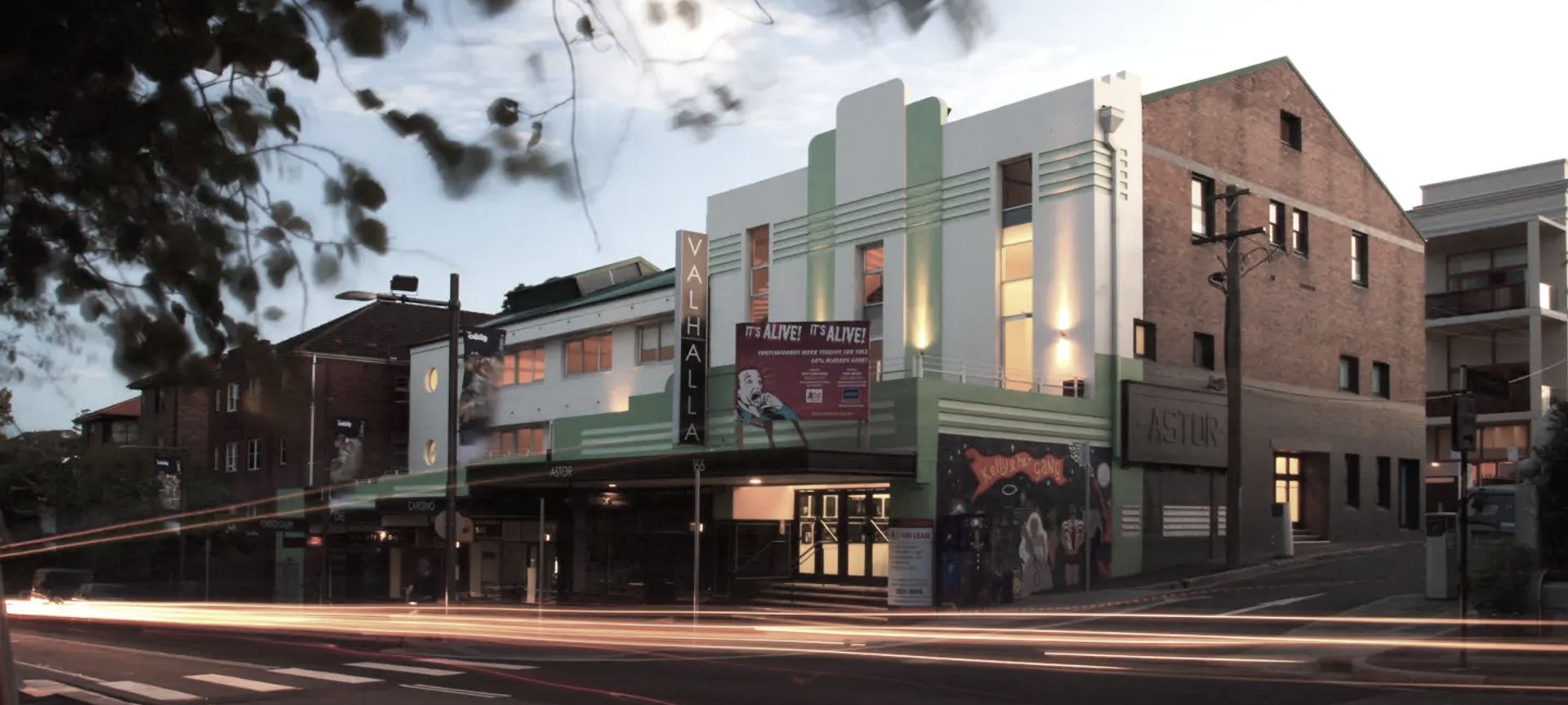Valhalla Theatre banner