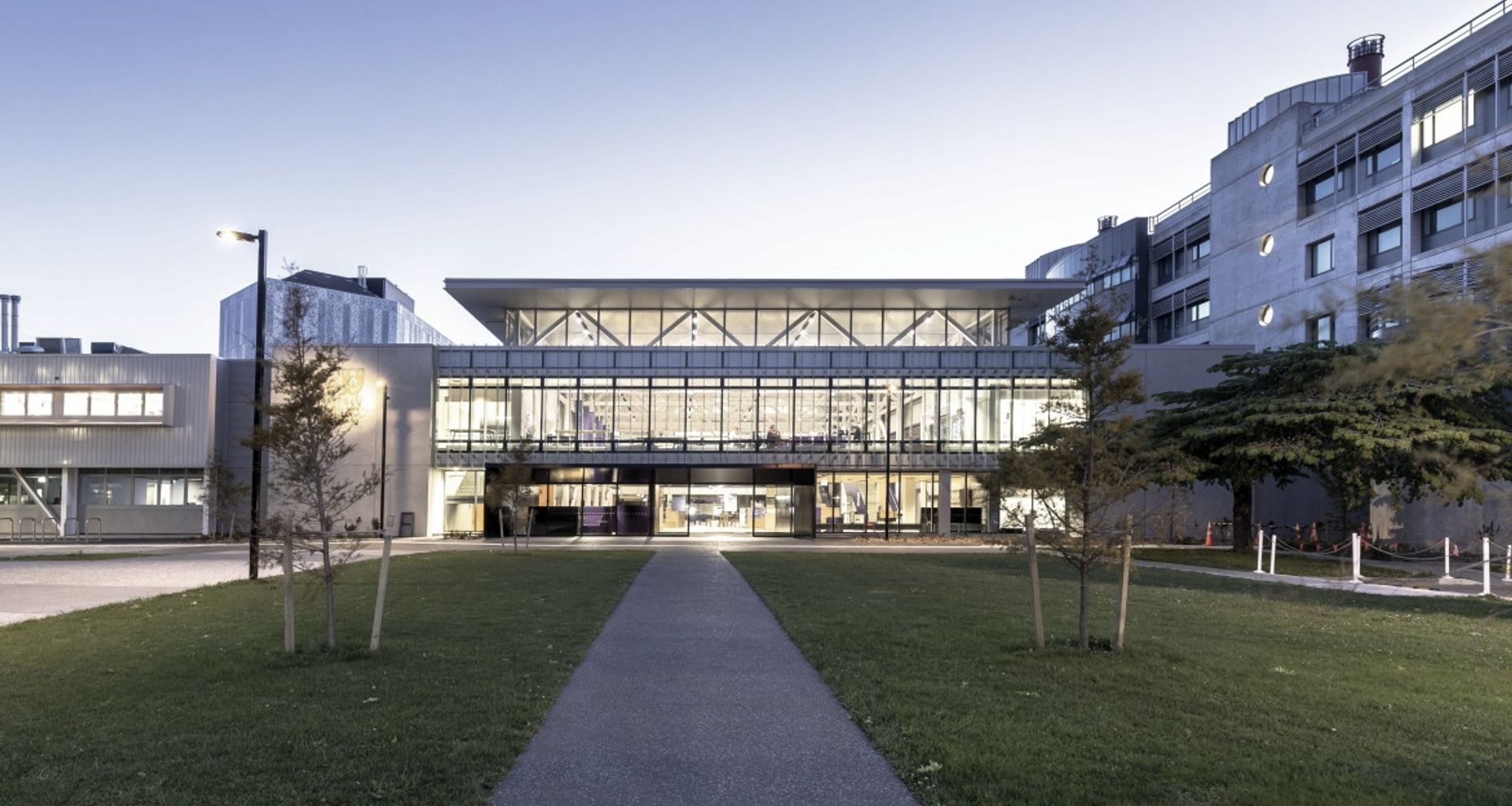 University of Canterbury CETF Building banner