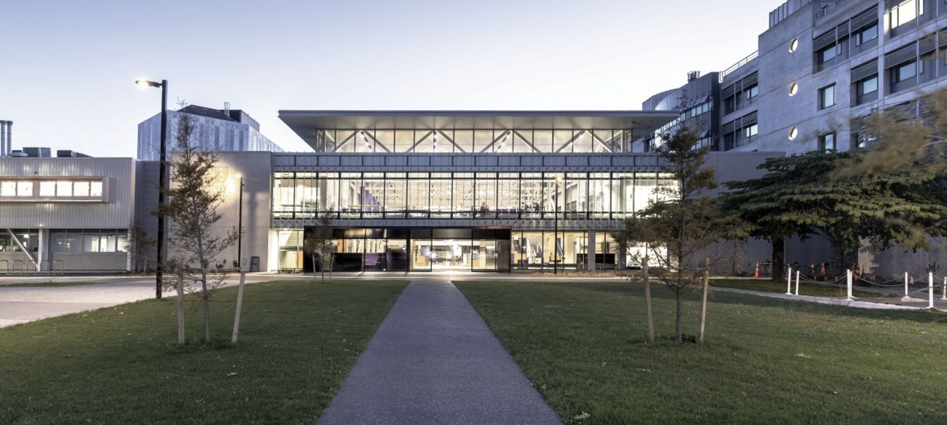 University of Canterbury CETF Building banner