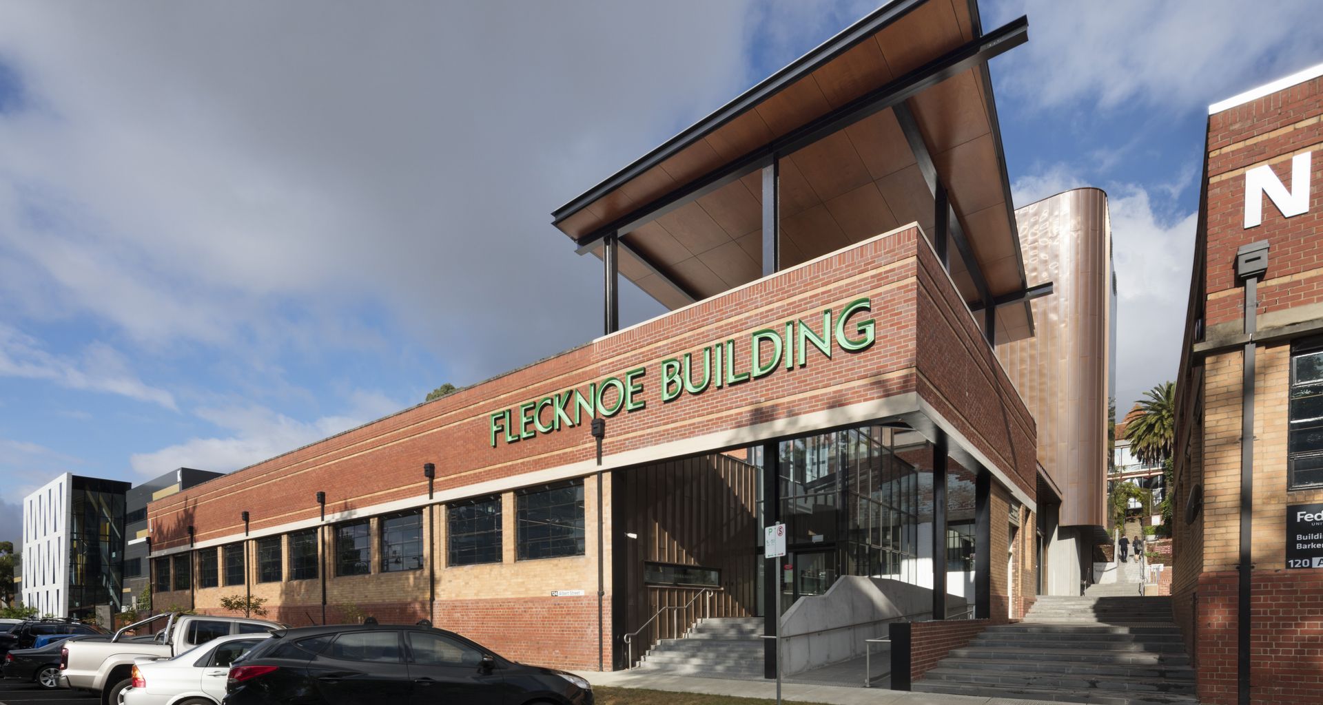 Flecknoe building banner