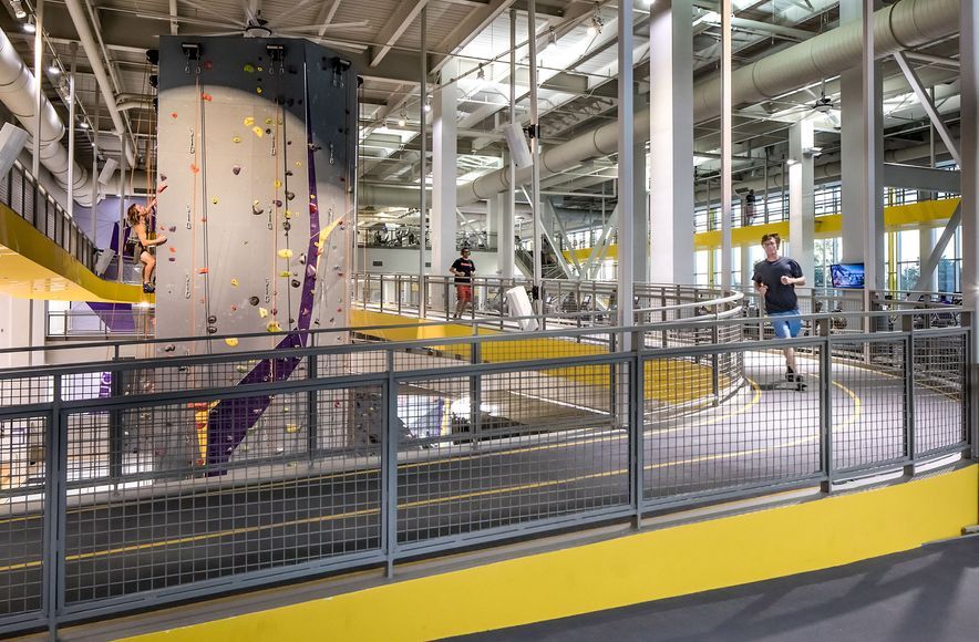 Mesh Balustrade for Student Activity Hubs