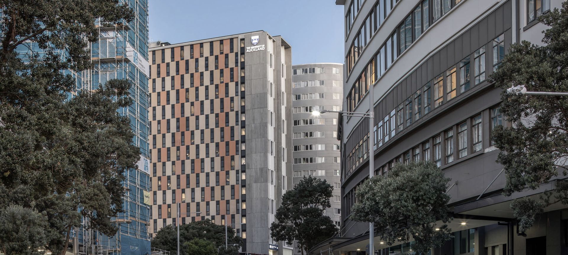 Auckland University Anzac Street Student Accomodation Building banner