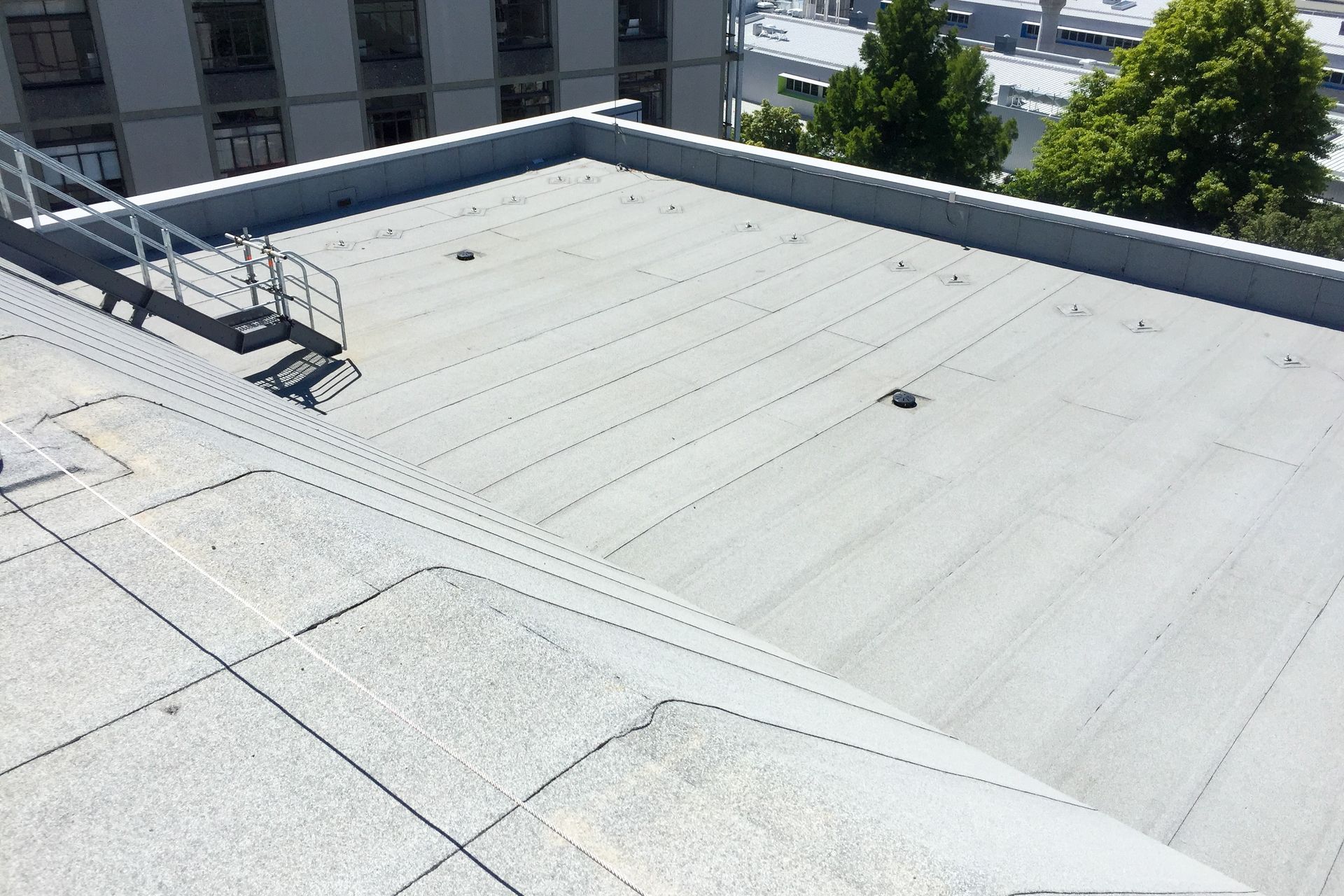 Completed Duotherm Warm Roof - Rutherford Building