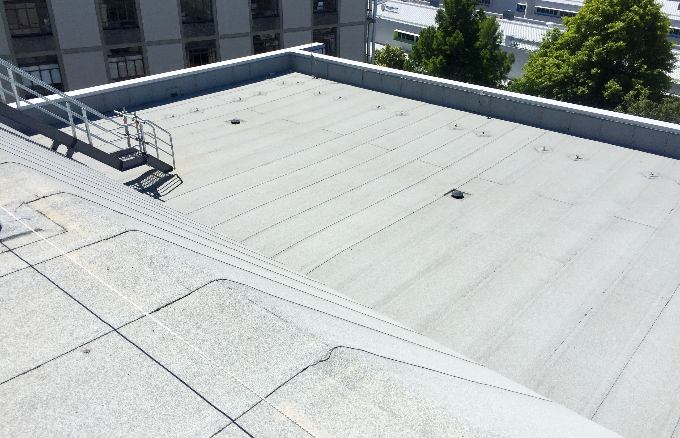 Completed Duotherm Warm Roof - Rutherford Building
