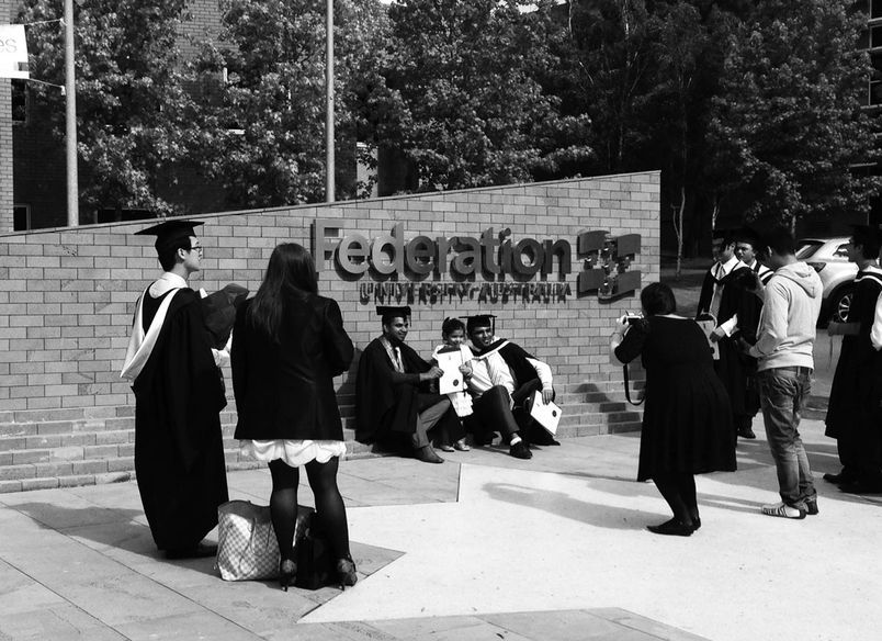 Graduation wall - Federation University
