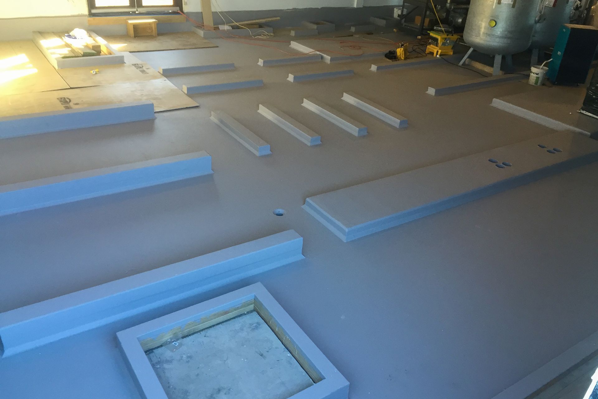 Application of Chevaline Dexx Membrane, Interior Plant Room