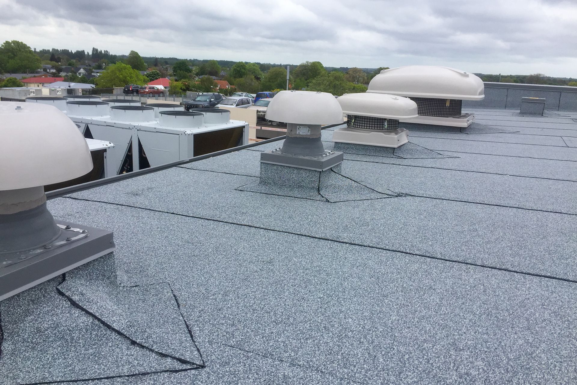 Completed Duotherm Warm Roof, Showing Membrane Detailing