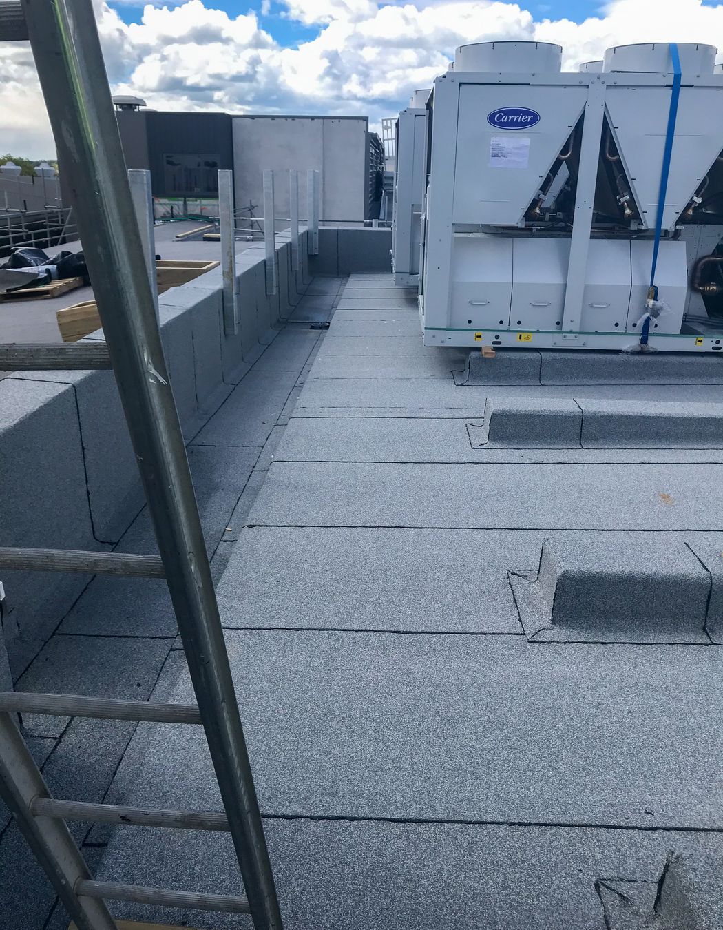 Installation of DuO Membrane, Exterior Plant Deck