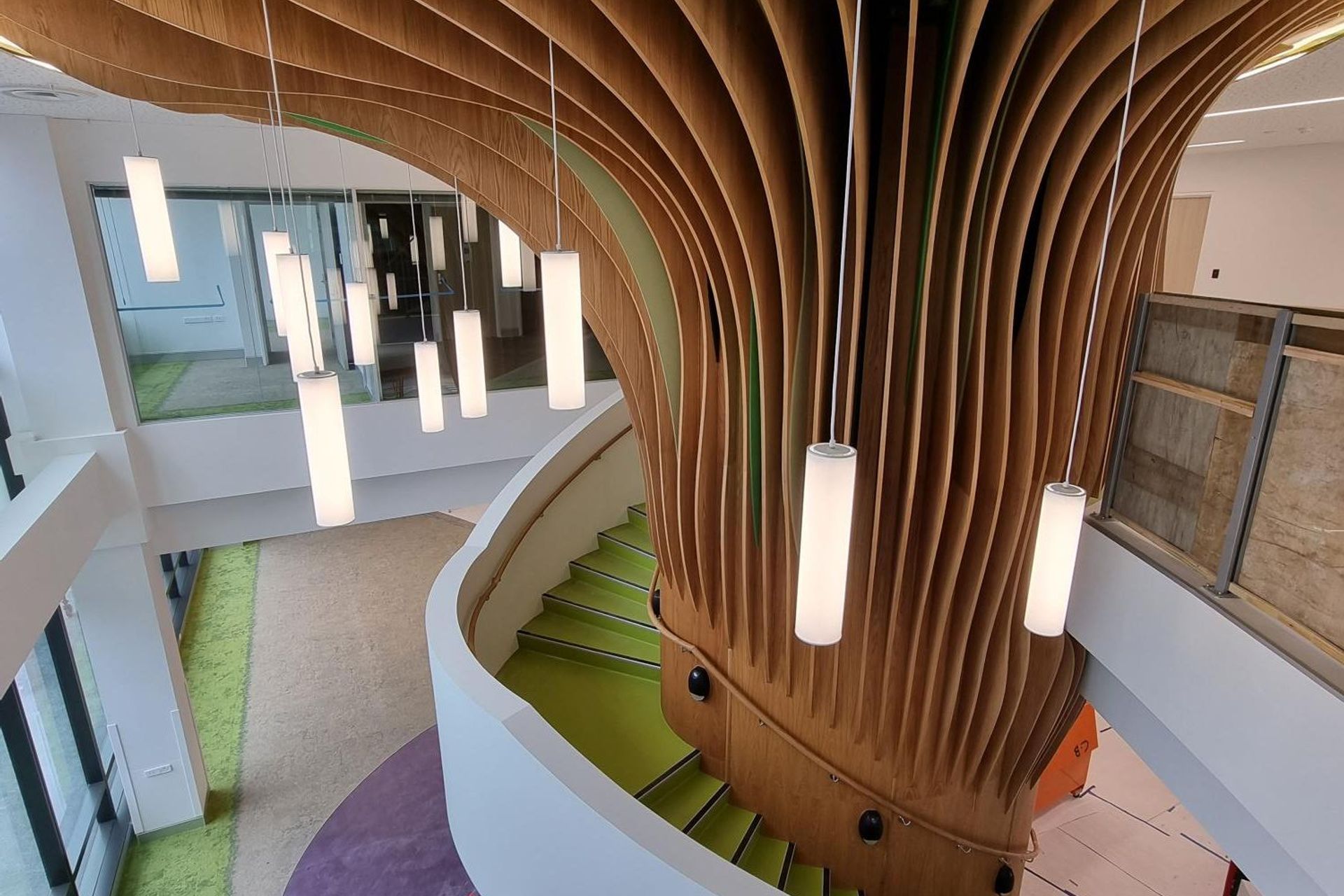 Wellington Childrens Hospital Feature Staircase