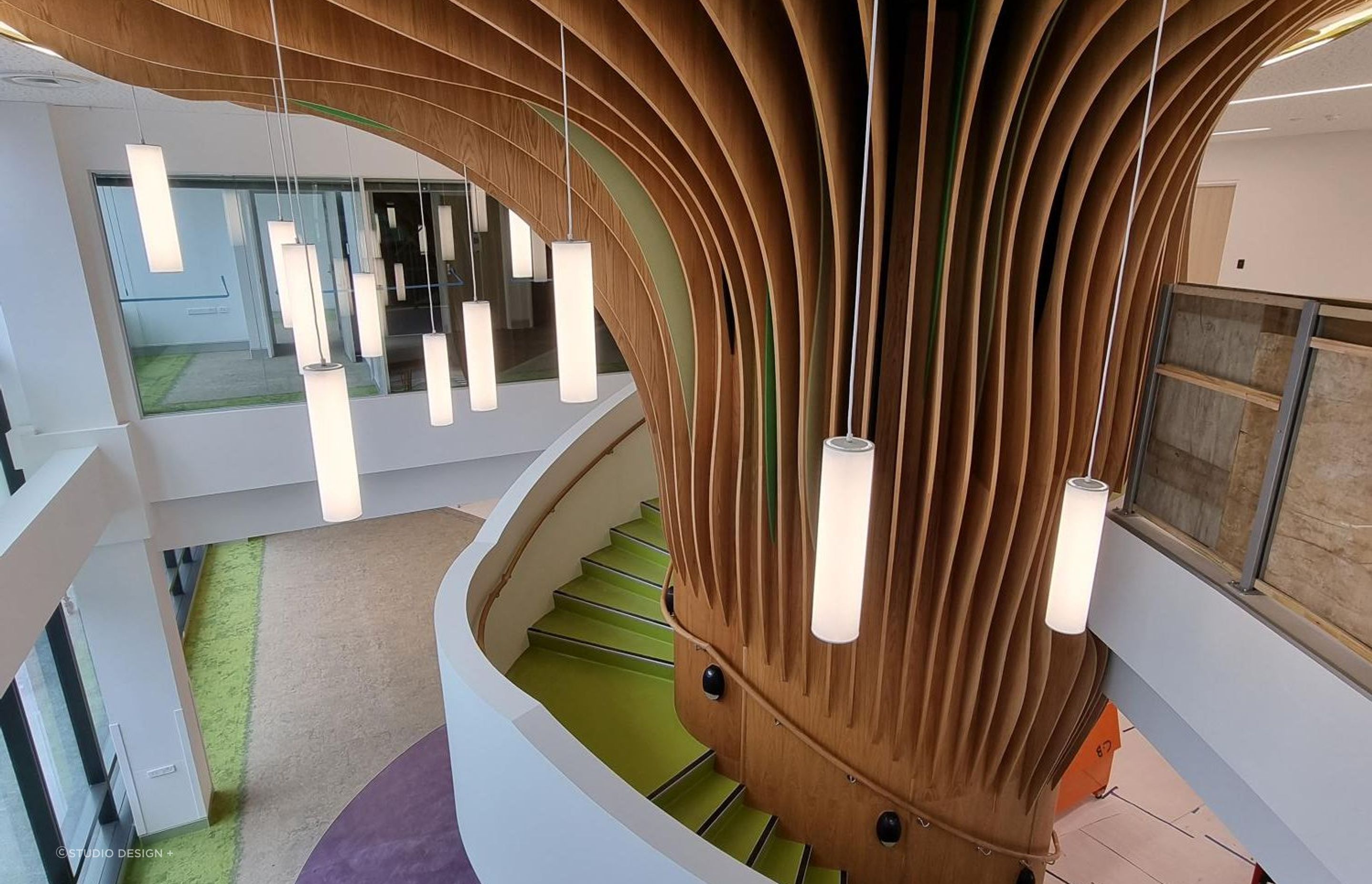 Wellington Childrens Hospital Feature Staircase