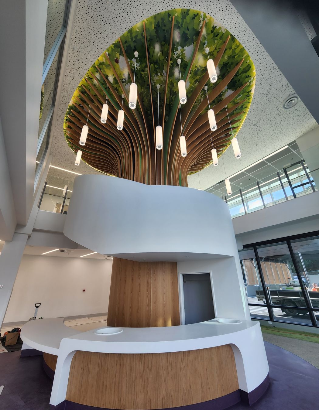Wellington Childrens Hospital Feature Staircase