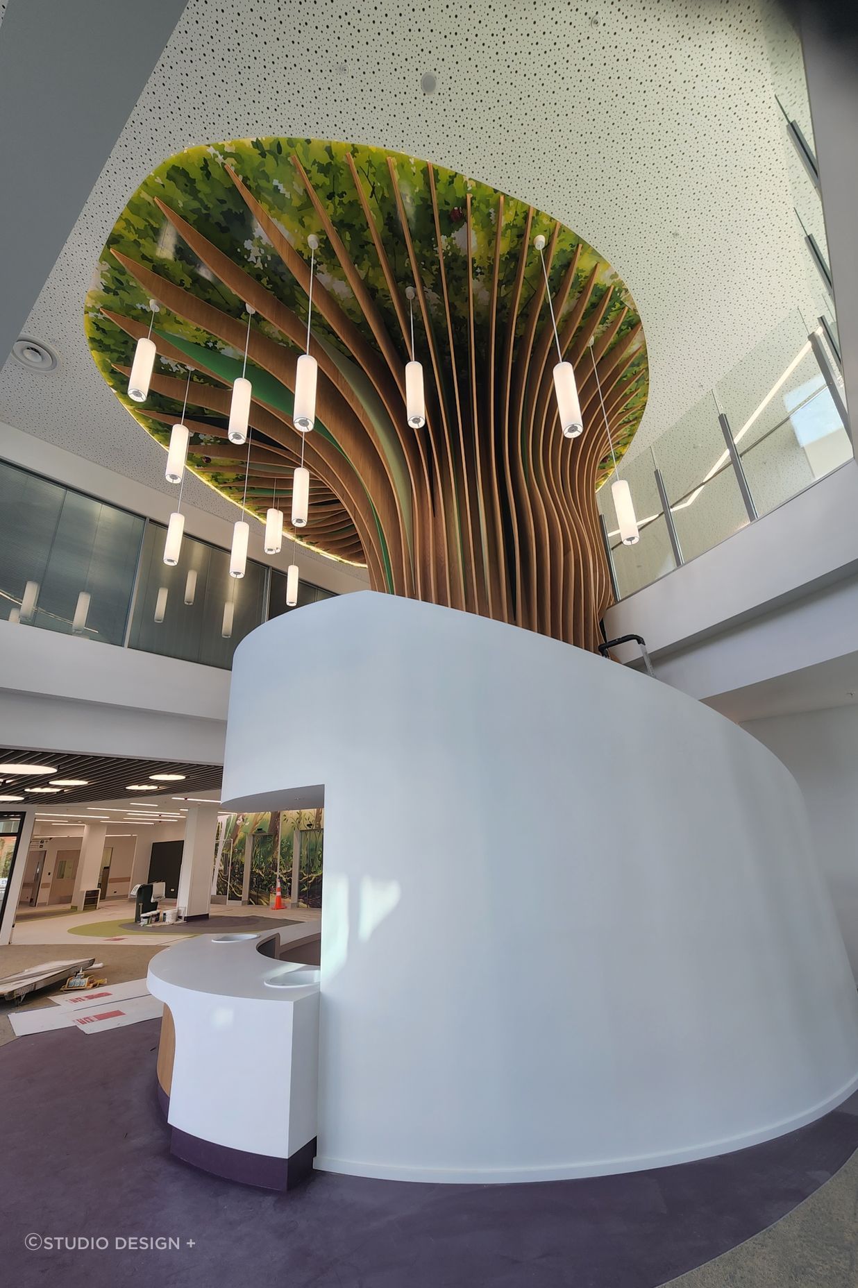 Wellington Childrens Hospital Feature Staircase