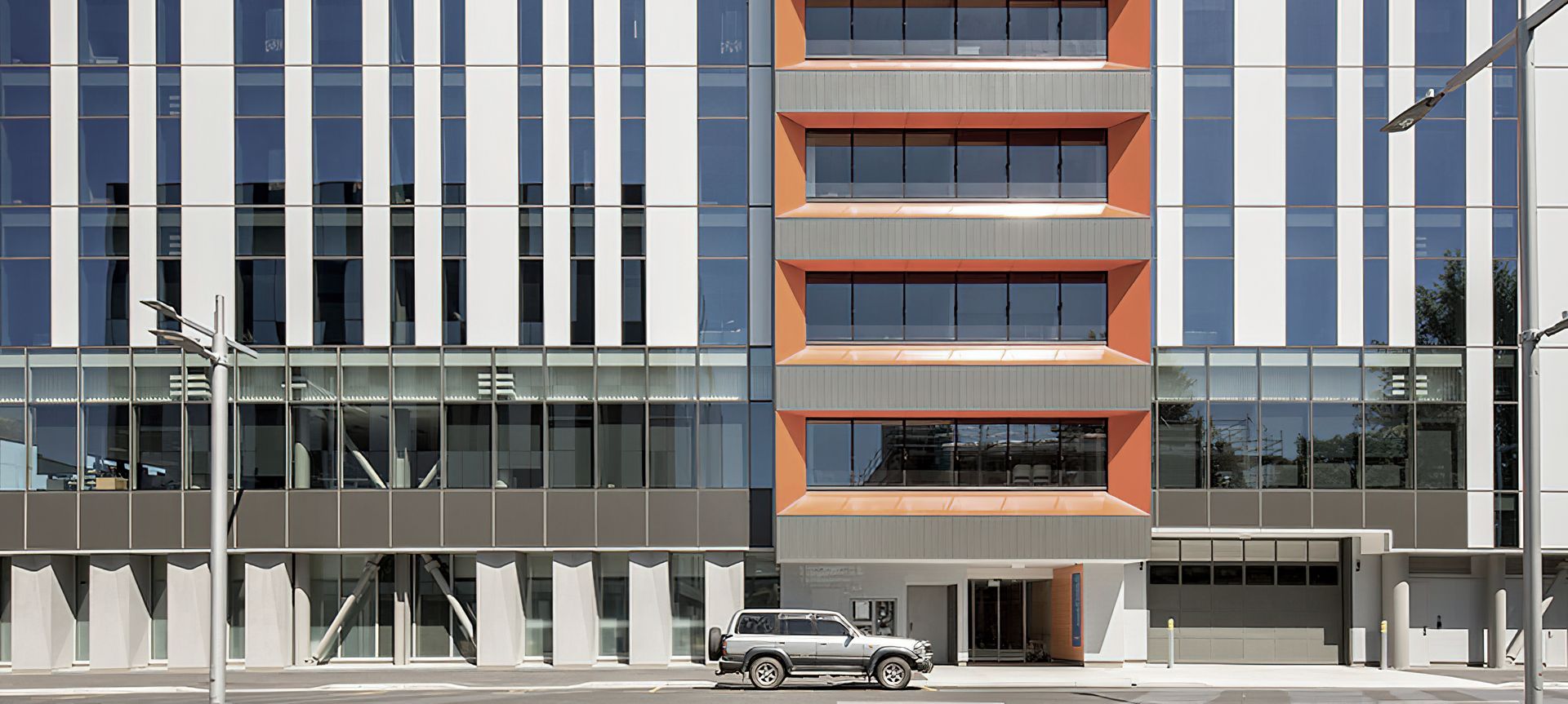 Christchurch Outpatients Building banner
