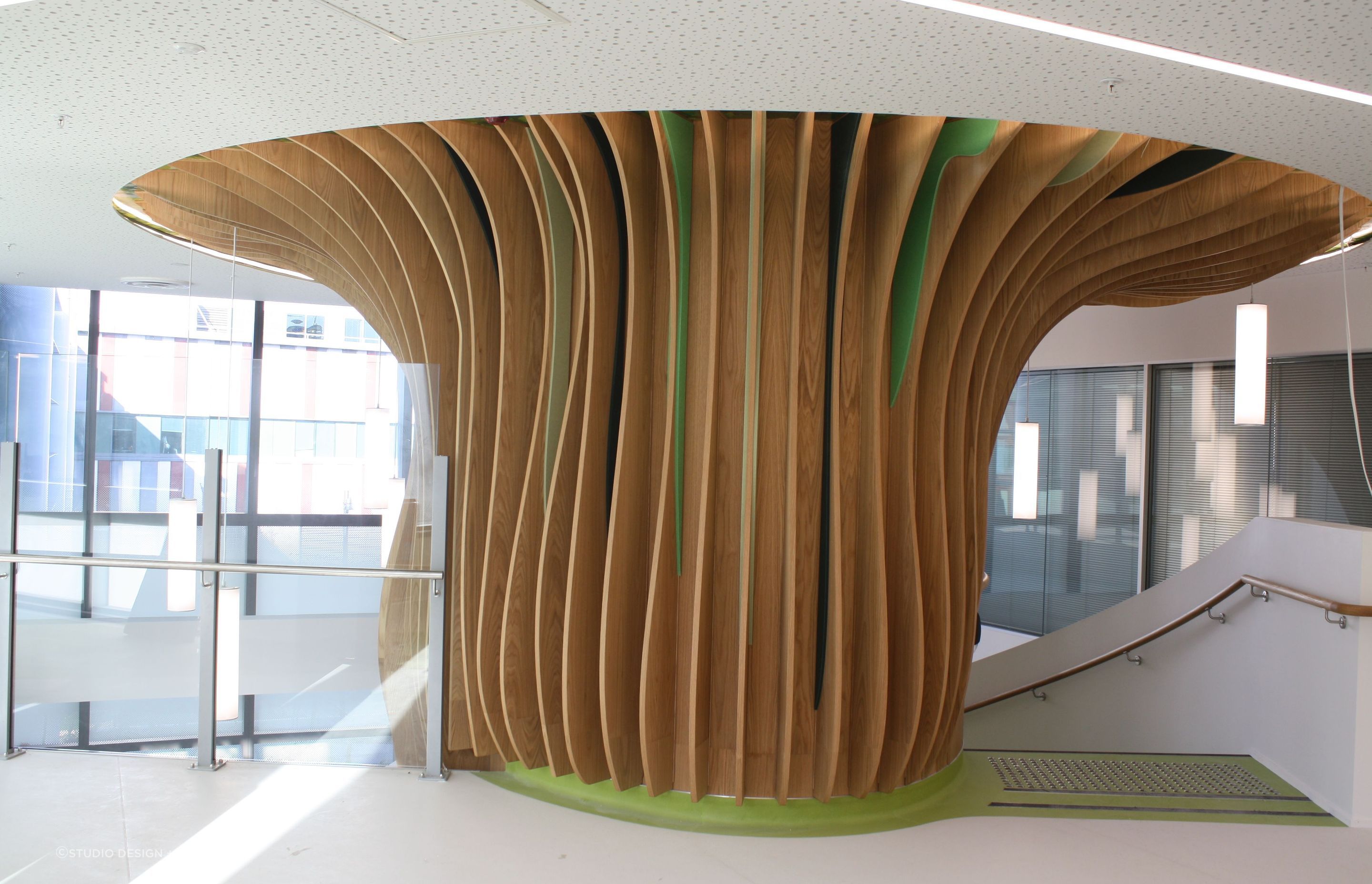 Wellington Childrens Hospital Feature Staircase
