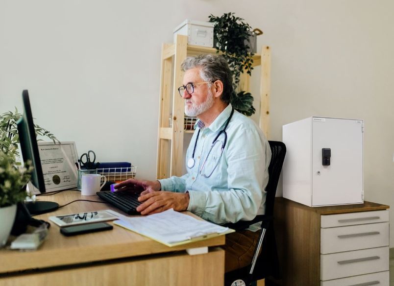 Providing secure access to hospital drug safes