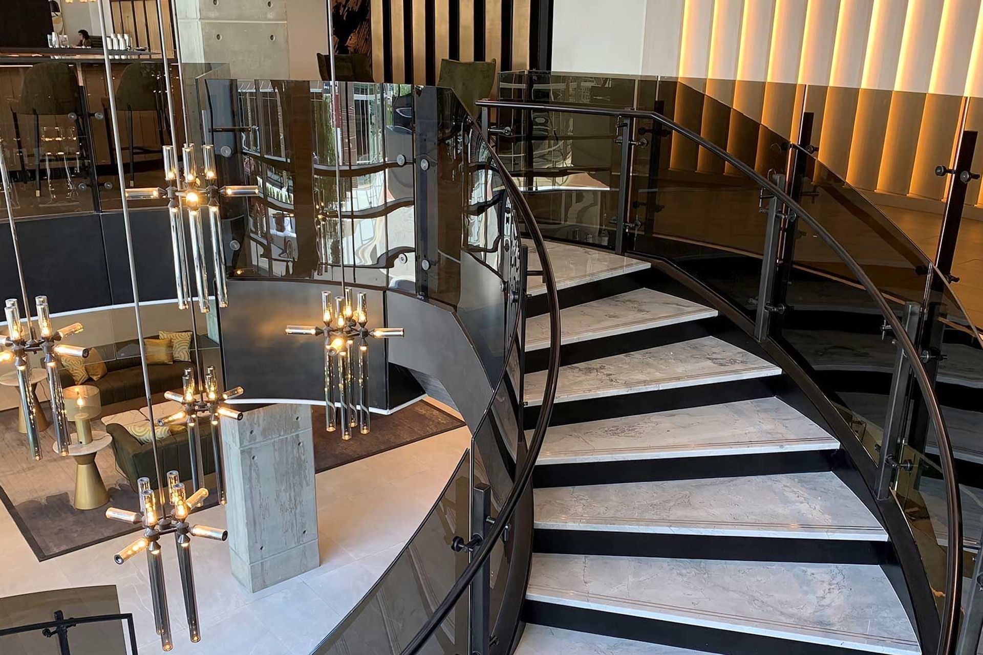 The Hyatt Centric Hotel - Eclectic Monumental Staircase